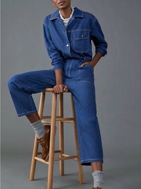 New Anthropologie X Mare Mare Denim Jumpsuit -